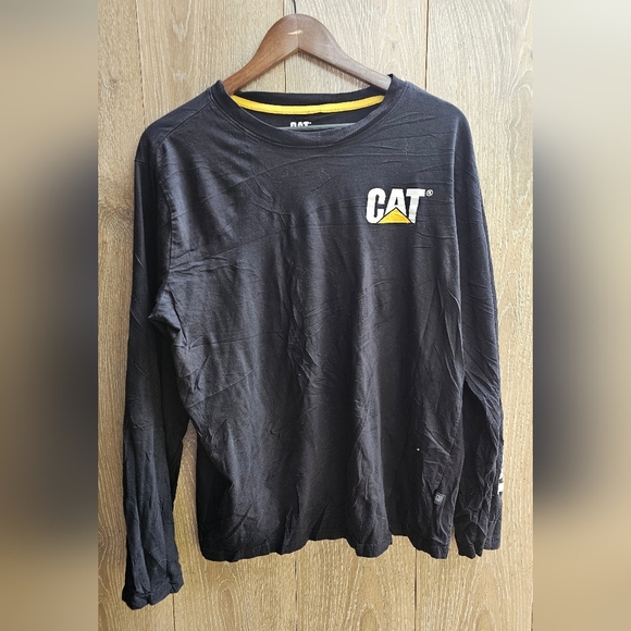 Cat Black Long Sleeve Cat Shirt - Picture 1 of 3